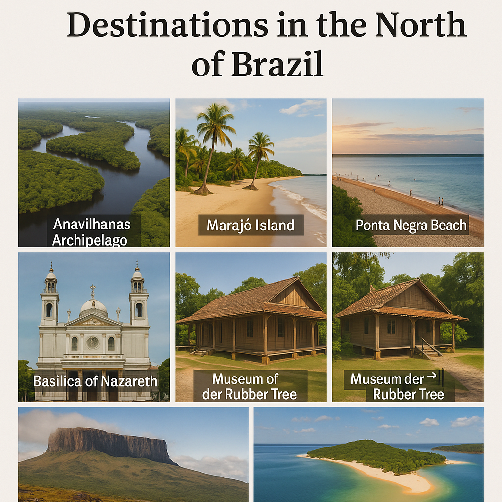 Other most photographed destinations in the North of Brazil