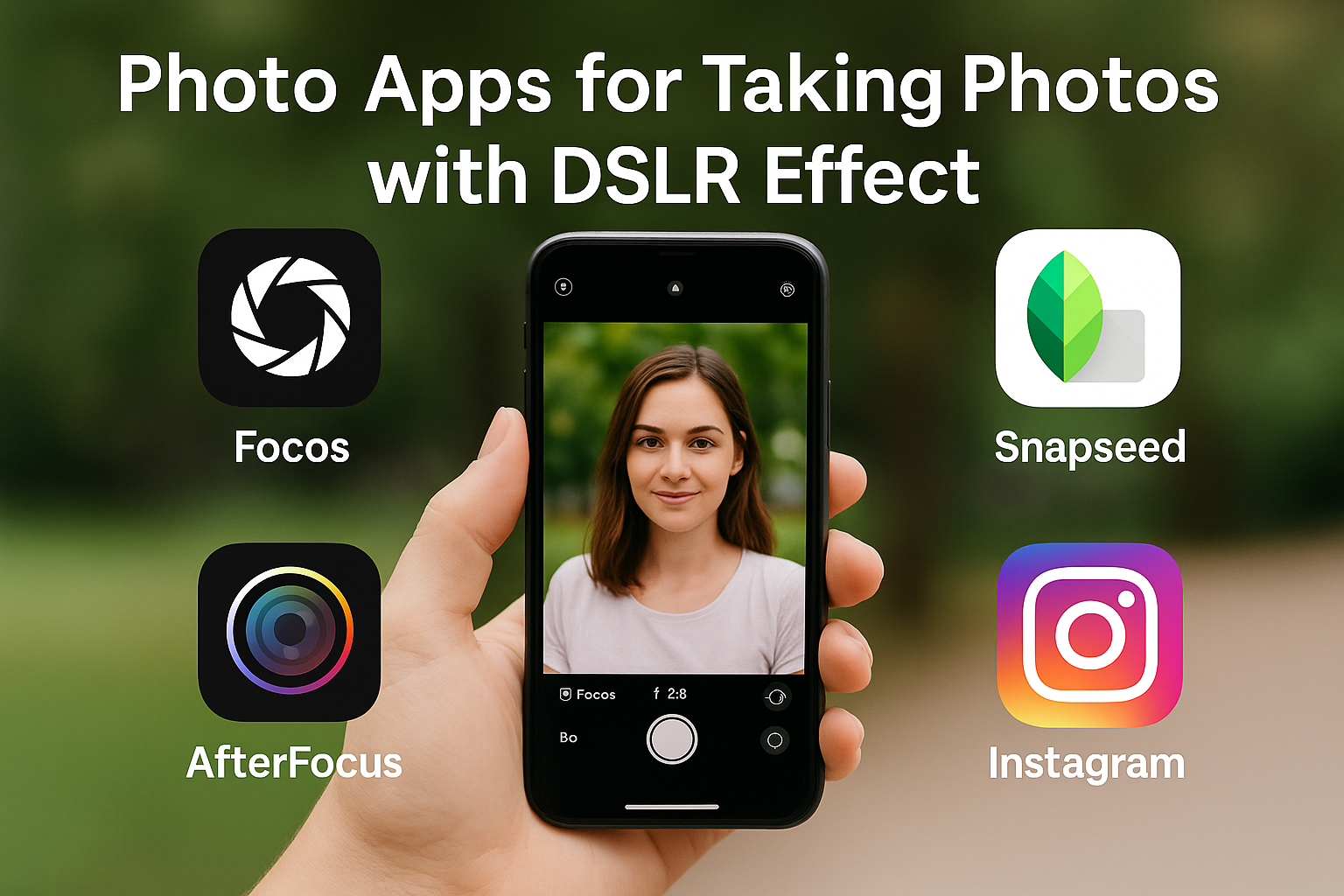 Aplicativos para tirar fotos com efeito DSLR no celular