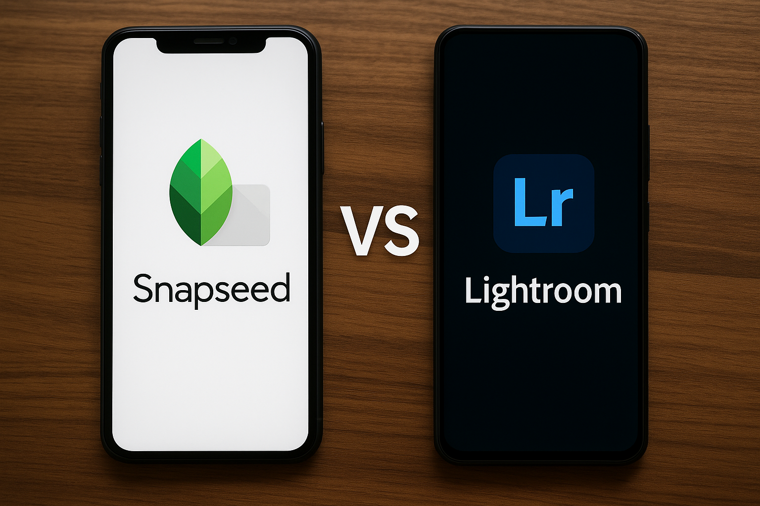 Snapseed vs Lightroom Qual é o melhor app de edição