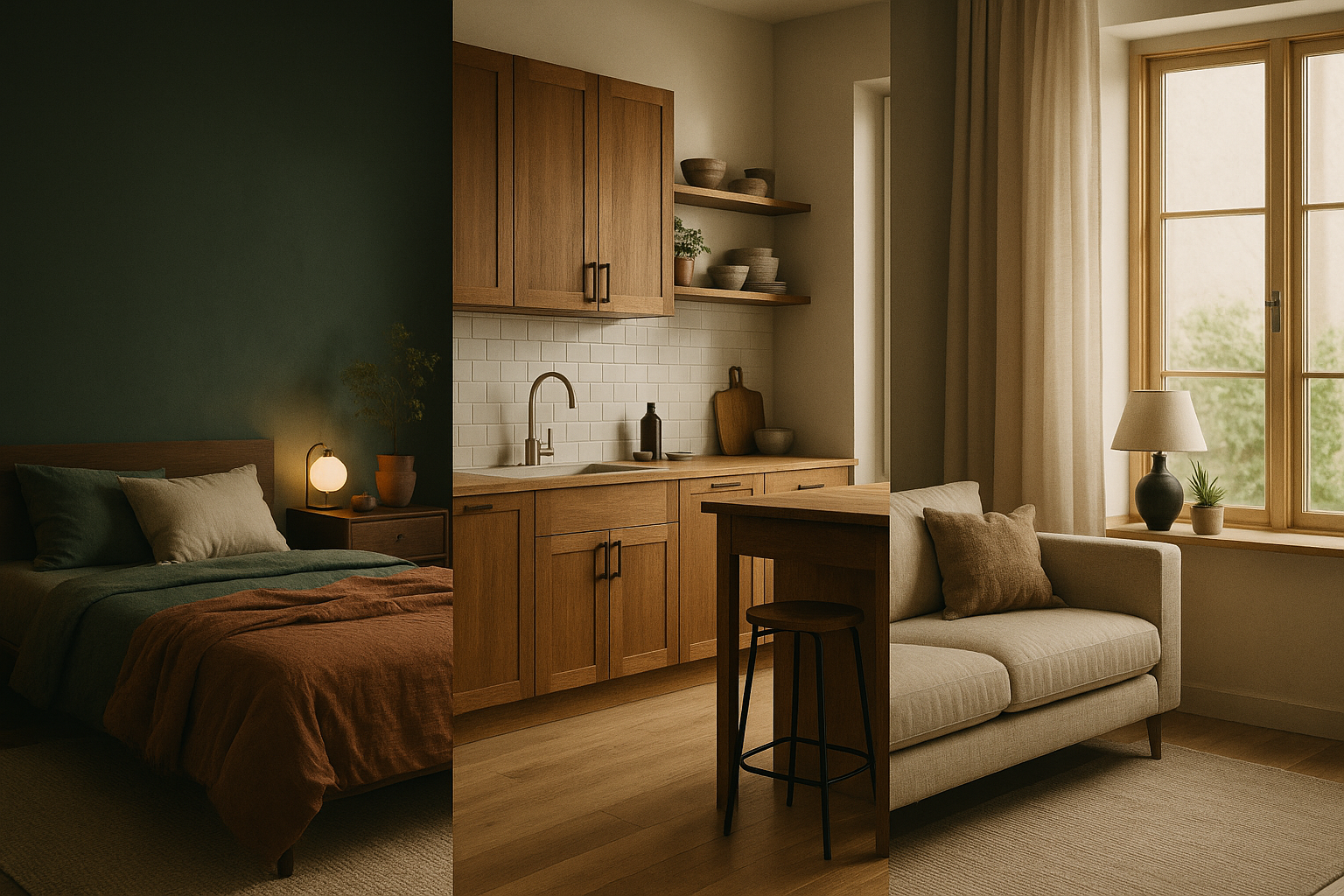 Crie uma Estética Coesa Mesmo Fotografando Cômodos Diferentes