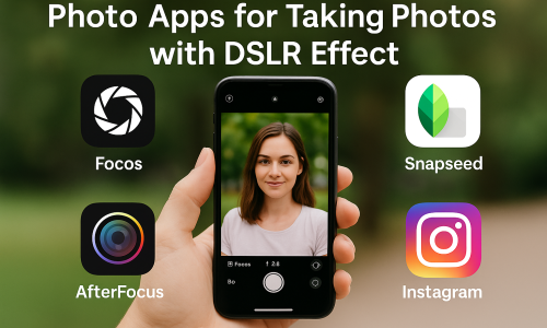 Aplicativos para tirar fotos com efeito DSLR no celular