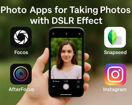 Aplicativos para tirar fotos com efeito DSLR no celular