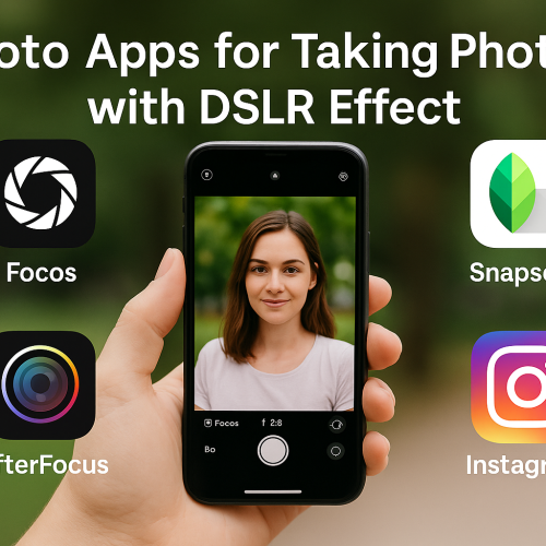 Aplicativos para tirar fotos com efeito DSLR no celular