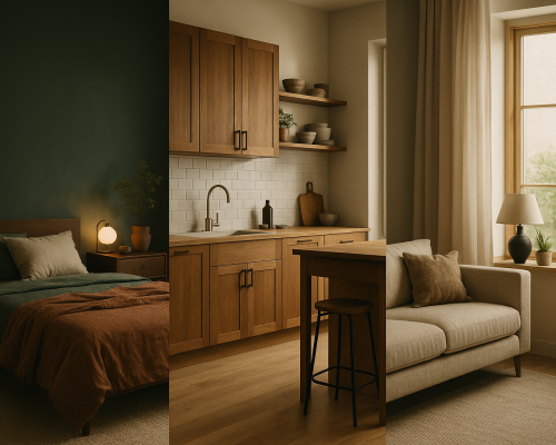 Crie uma Estética Coesa Mesmo Fotografando Cômodos Diferentes