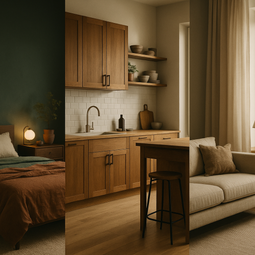 Crie uma Estética Coesa Mesmo Fotografando Cômodos Diferentes