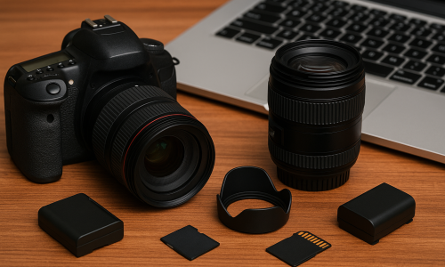 Equipamento essencial para aspirantes a fotógrafos