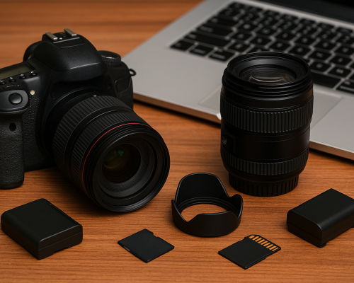 Equipamento essencial para aspirantes a fotógrafos