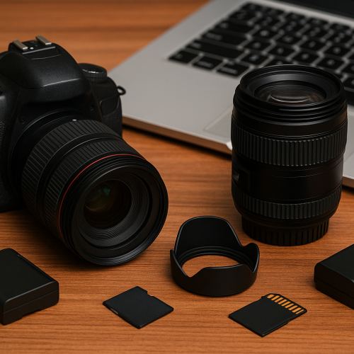 Equipamento essencial para aspirantes a fotógrafos