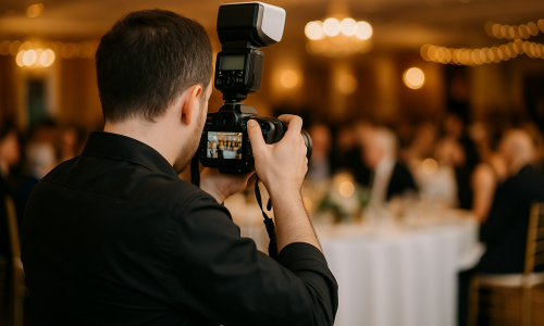 Como fotografar eventos sem erros comuns