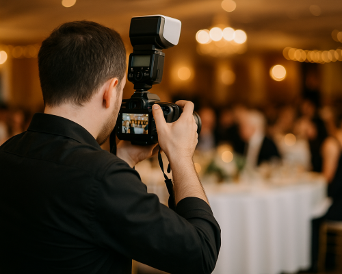 Como fotografar eventos sem erros comuns