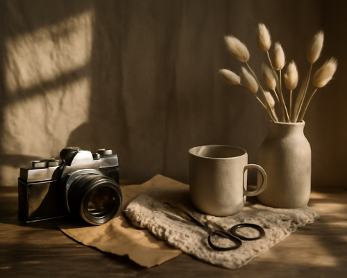 Luz, Textura e Criatividade: Projetos Visuais Sem Equipamento Profissional