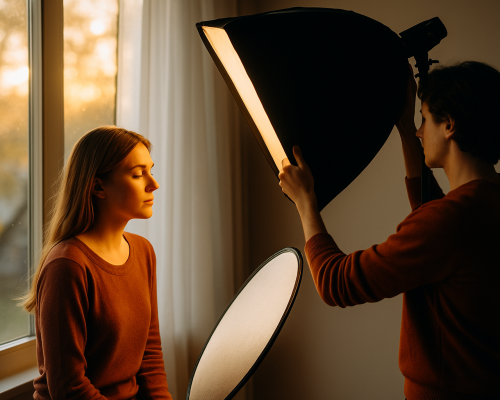 Dominando a Luz: Um Guia para Iniciantes em Iluminação em Fotografia
