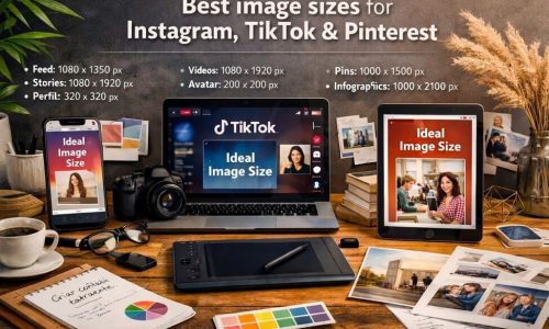 Tamanho ideal de imagens