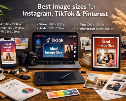 Tamanho ideal de imagens