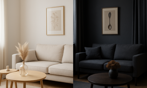 Tons Claros ou Escuros Como Escolher Estilo em Ambientes Pequenos