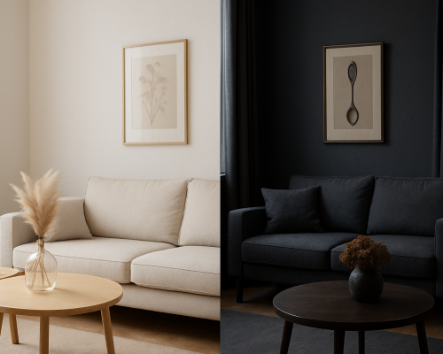 Tons Claros ou Escuros Como Escolher Estilo em Ambientes Pequenos